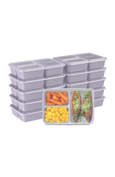 Bentgo Prep 3-compartment Meal Prep Containers In Lilac