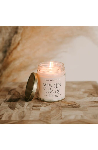 Sweet Water Decor You Got This Scented Candle In Pink