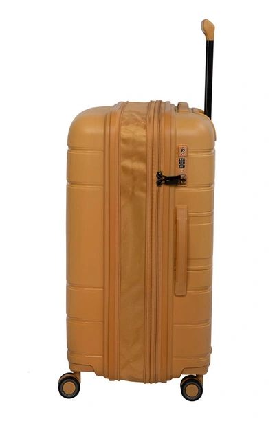 Shop It Luggage Eco-tough 3-piece Hardside Spinner Set In Honey Gold