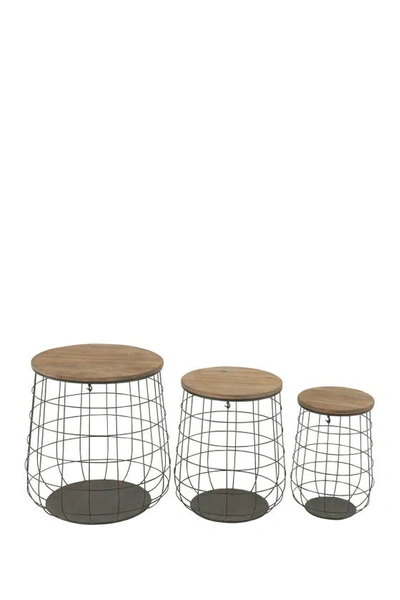 Shop Sonoma Sage Home Brown Metal Storage Basket With Wood Lid