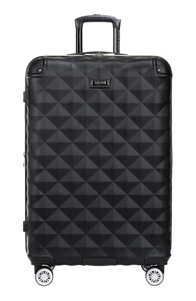 Shop Kenneth Cole Reaction Diamond Tower 28" Hardside Spinner Luggage In Black