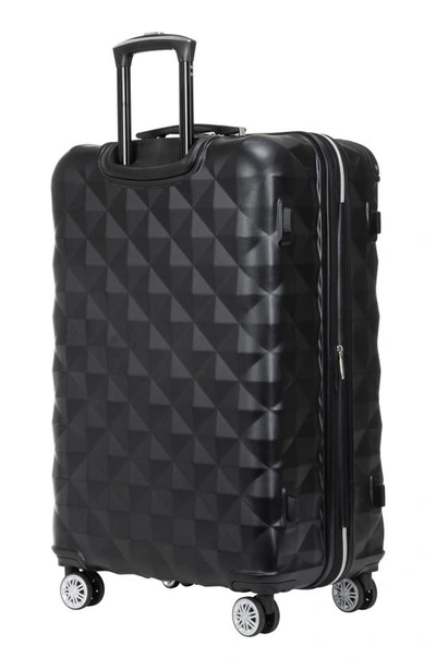 Shop Kenneth Cole Reaction Diamond Tower 28" Hardside Spinner Luggage In Black