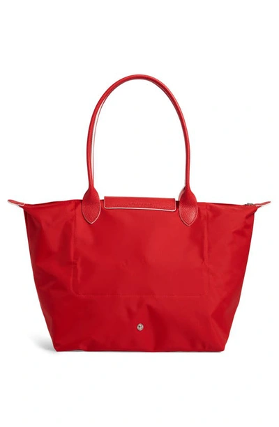 Longchamp Le Pliage Club Tote In Vermillion