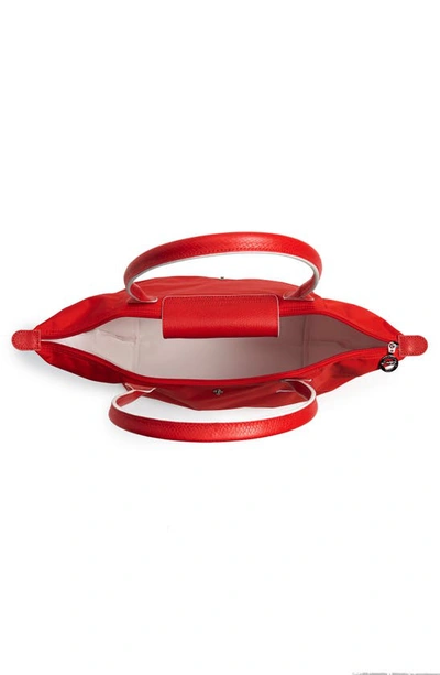 Longchamp Le Pliage Club Tote In Vermillion