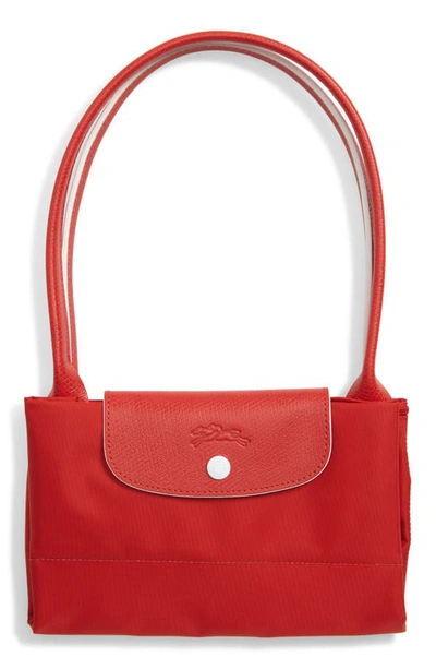 Longchamp Le Pliage Club Tote In Vermillion