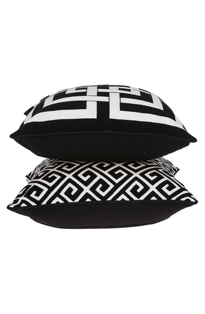 Parkland Collection Abali Decorative Accent Pillow In Black