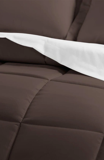 Shop Homespun Home Spun Premium 8-piece Bed In A Bag In Chocolate