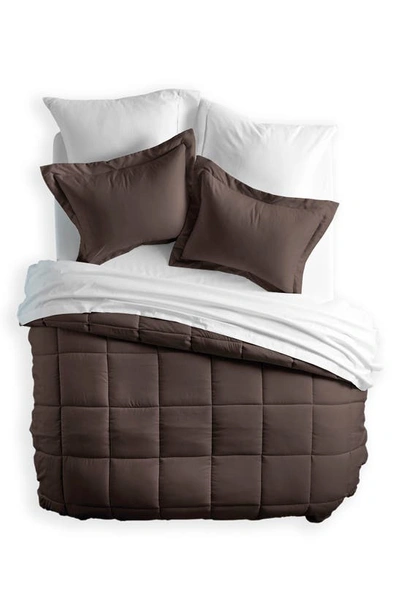 Shop Homespun Home Spun Premium 8-piece Bed In A Bag In Chocolate