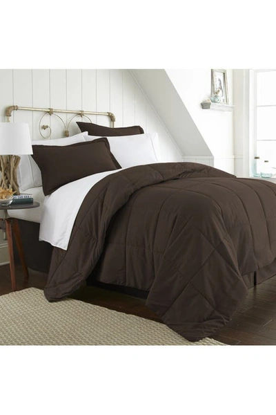 Shop Homespun Home Spun Premium 8-piece Bed In A Bag In Chocolate