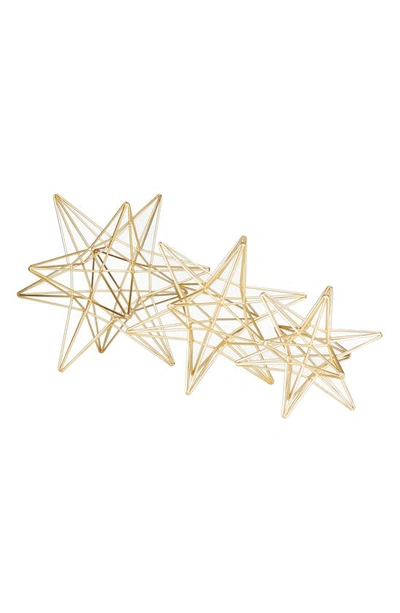 Shop Cosmo By Cosmopolitan Goldtone Glam Abstract Sculpture
