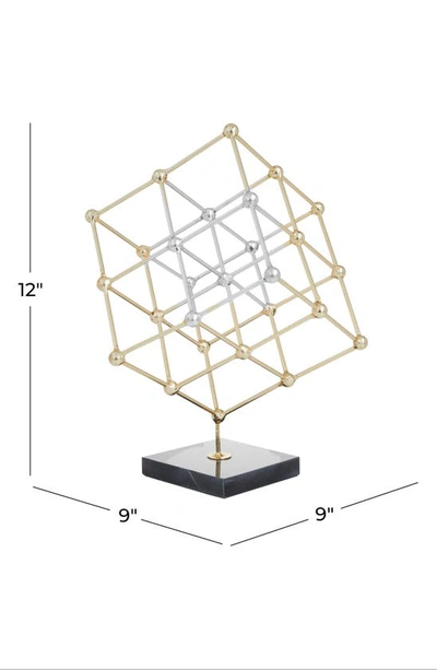 Vivian Lune Home Geometric Sculpture In Gold