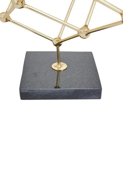 Vivian Lune Home Geometric Sculpture In Gold