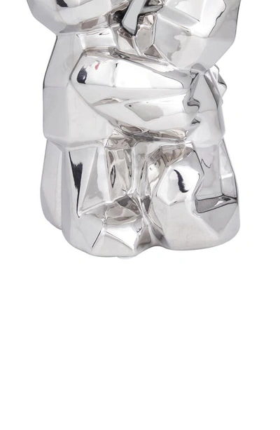 Cosmo By Cosmopolitan Woodland Creature Hugging Sculpture In Silver