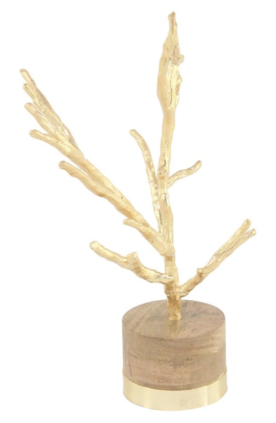 Shop Ginger Birch Studio Goldtone Aluminum Branch Tree Sculpture