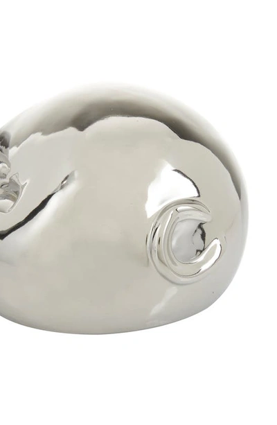 Cosmo By Cosmopolitan Sleeping Pig Sculpture In Silver