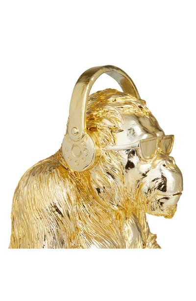 Shop Cosmo By Cosmopolitan Goldtone Polystone Gorilla Sculpture