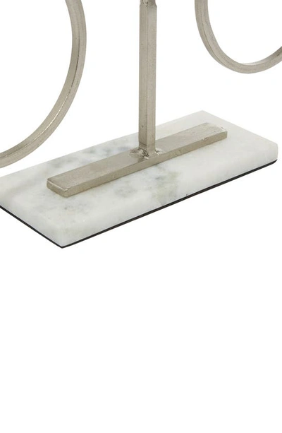 Vivian Lune Home Bicycle Tabletop Sculpture In Silver