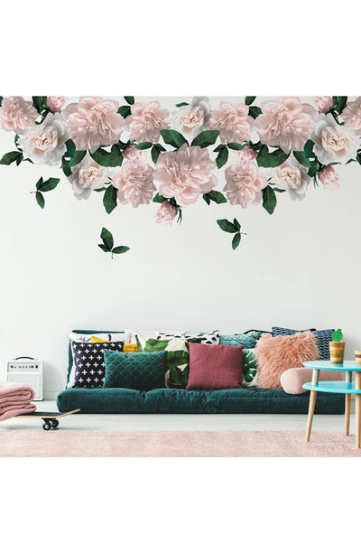 Shop Walplus Classic Oversized Roses Wall Decal In Pink