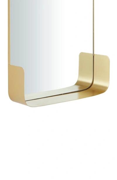Shop Vivian Lune Home Goldtone Metal 1-shelf Wall Mirror