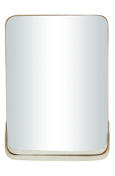 Shop Vivian Lune Home Goldtone Metal 1-shelf Wall Mirror