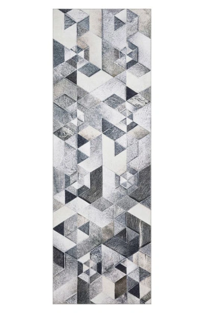 Loloi Maddox Collection Rug In Grey / Ivory