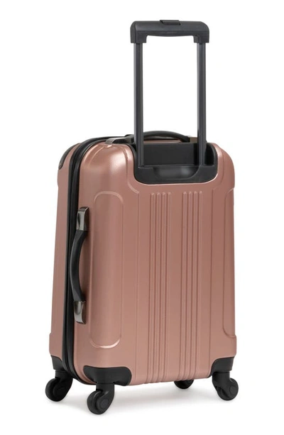 Shop Kenneth Cole Out Of Bounds 24" Hardside Suitcase In Rose Gold