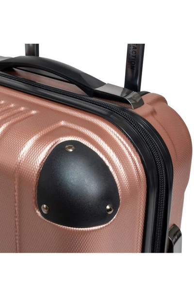 Shop Kenneth Cole Out Of Bounds 24" Hardside Suitcase In Rose Gold