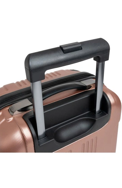 Shop Kenneth Cole Out Of Bounds 24" Hardside Suitcase In Rose Gold