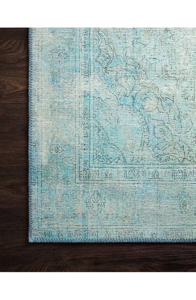 Loloi Loren Rug In Aqua