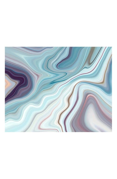 Shop Wallpops Marbled Ink Wall Mural In Blue