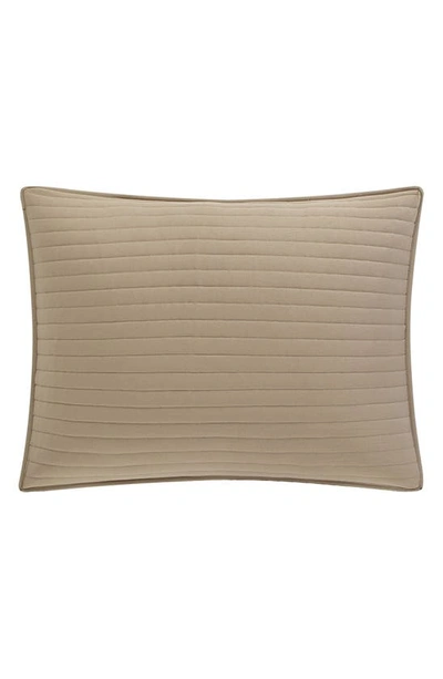 Shop Chic St. Paul Contemporary Quilt Set In Taupe