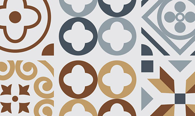 Walplus Azulejo 96-piece Tile Sticker Set In Multicolored