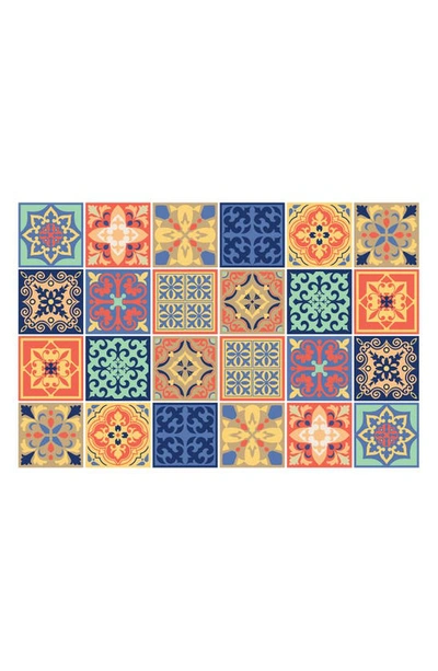 Walplus Mara Colorful Peel And Stick Tiles In Colorful