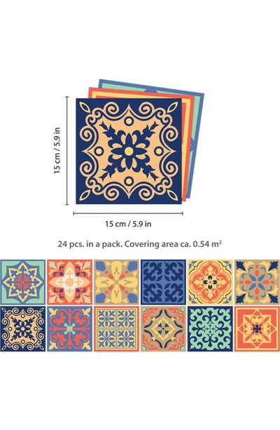 Walplus Mara Colorful Peel And Stick Tiles In Colorful
