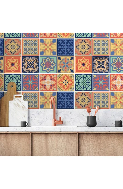 Walplus Mara Colorful Peel And Stick Tiles In Colorful