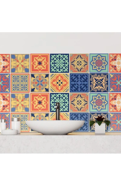 Walplus Mara Colorful Peel And Stick Tiles In Colorful
