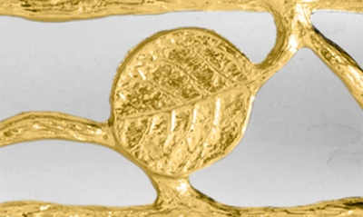 Shop Michael Aram Botanical Leaf 8" X 10" Photo Frame In Gold Tone- Silver