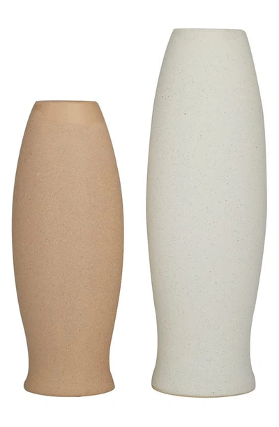 Ginger Birch Studio Ginger And Birch Studio Abstract Face Vase In Multi