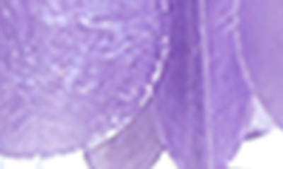 Ginger Birch Studio Purple Capiz Shell Waterfall Windchime In Purple