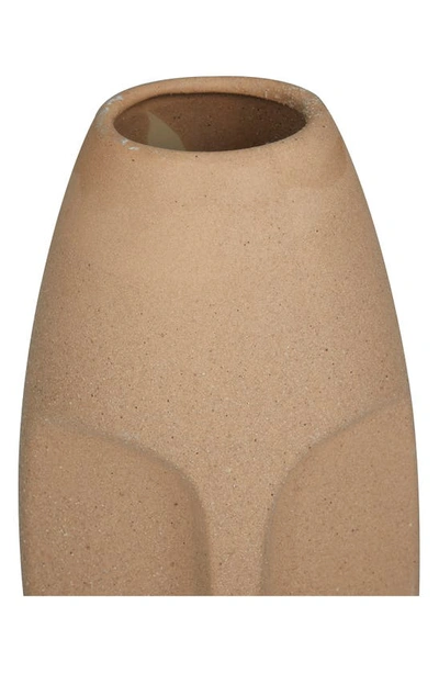 Ginger Birch Studio Ginger And Birch Studio Abstract Face Vase In Multi