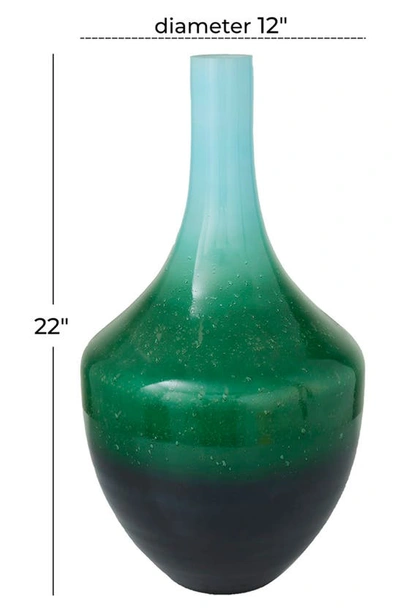 Shop Ginger Birch Studio Green Glass Ombre Vase