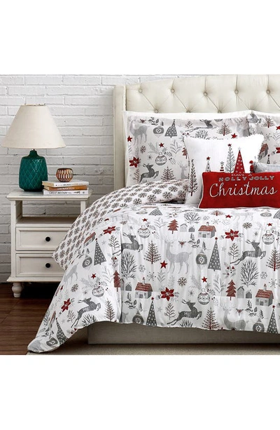 Shop Southshore Fine Linens Holly Jolly Lane Microfiber Comforter & Accent Pillows Set