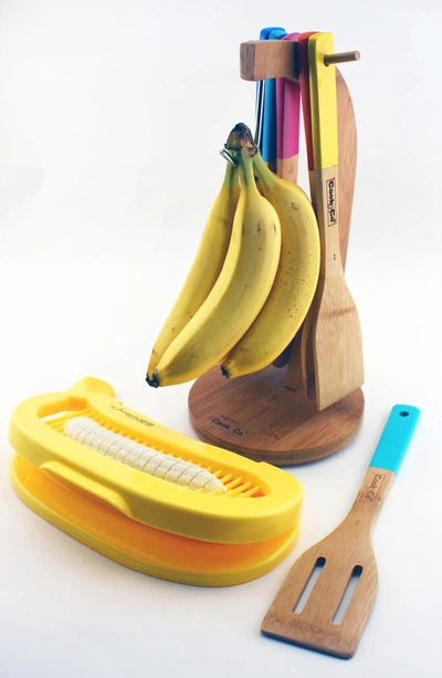 Berghoff Cooknco Bamboo Banana Hanger And Cutter Set In Multi