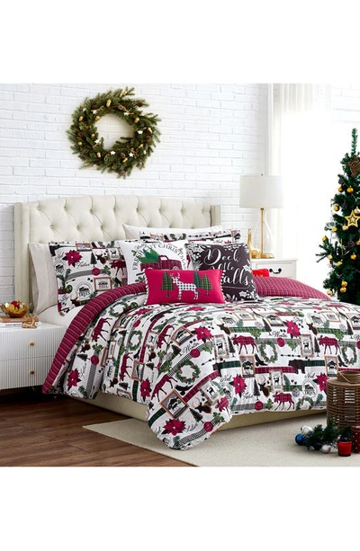 Southshore Fine Linens Holiday Merry Town Comforter Set In Merry Town Christmas