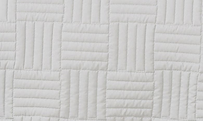 Southshore Fine Linens Grid Oversized Quilt Set In White