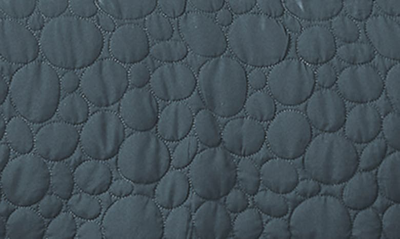 Southshore Fine Linens Pebble Embroidered Microfiber Oversize Quilt Set In Blue Mirage