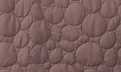Southshore Fine Linens Pebble Embroidered Microfiber Oversize Quilt Set In Muted Mauve