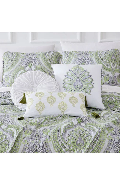 Shop Southshore Fine Linens Pure Melody Quilt Bedding Set In Green