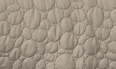 Southshore Fine Linens Pebble Embroidered Microfiber Oversize Quilt Set In Sandy Taupe