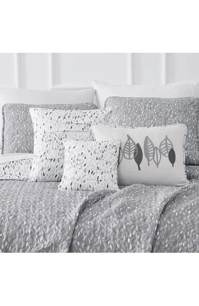 Southshore Fine Linens Botanical Leaves Quilt 6-piece Set In Grey